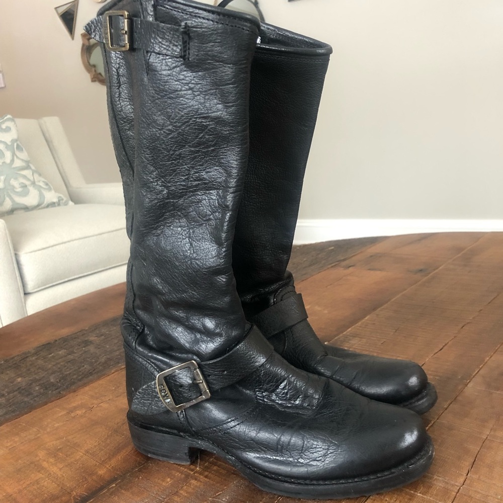 Frye Boots - Veronica Slouch (black size 7.5B)